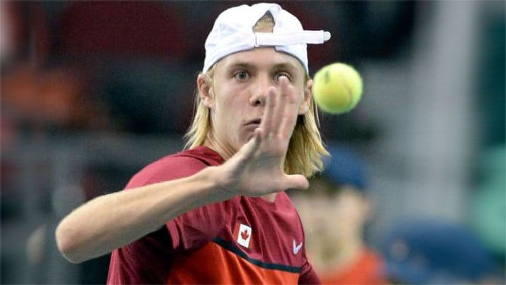 Petenis muda Kanada, Denis Shapovalov. Copyright: © AP